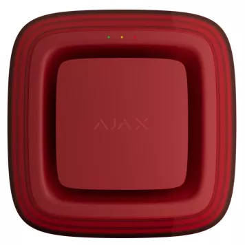 Беспроводной адресный пожарный оповещатель световой Ajax EN54 FireProtect (VAD) Jeweller Red (118607.277.RD1)-0