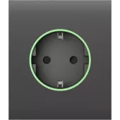 Центральна панель для вбудованої розетки Ajax СenterCover (smart) Gray (59972.162.GR)