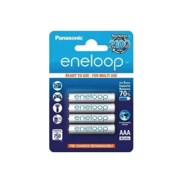 Акумулятор Panasonic Eneloop AAA 750 4шт mAh NI-MH (BK-4MCCE / 4BE) Panasonic 12314-0