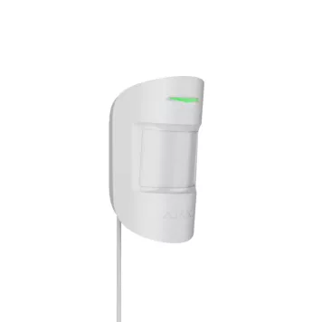 Проволочный комнатный датчик движения с дополнительным микроволновым сенсором Ajax MotionProtect Plus Fibra White (44408.02.WH1)-3