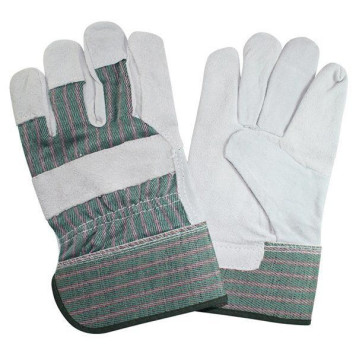 Перчатки Х/Б/спилок с цельным налад. утепленные Profitech CS603F-GY/G (артикул: 000071068)-0