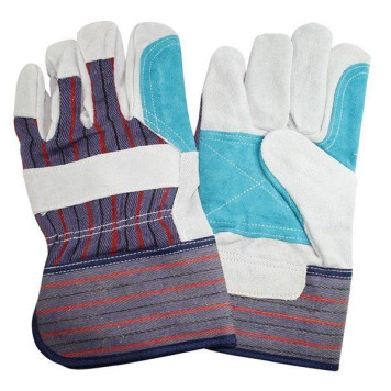 Перчатки Х/Б/спилок усиленный налад. Profitech CS603DP-RBBGN (артикул: 000071067)-0