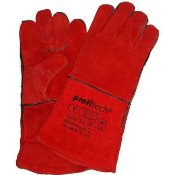 Перчатки сварочные с крагами (спилок уплот. на подкл.) CSW001-R (артикул: 000071069)-0