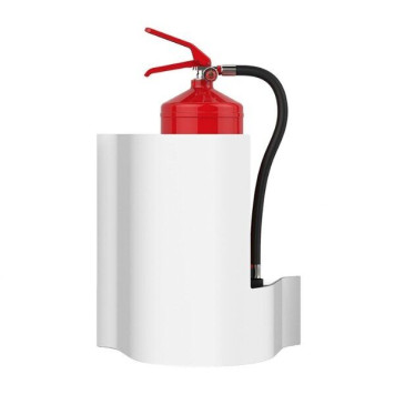 Подставка для огнетушителя (белая) дизайнерская Daken Wawe 5 - 9 кг (артикул: 000085412)-0