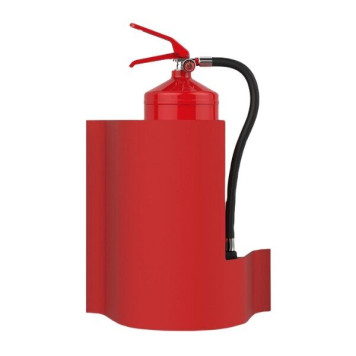 Підставка для вогнегасника (червона) дизайнерська Daken Wawe 5 - 9 кг (артикул: 000085411) Підставка для вогнегасника (червона) дизайнерська Daken Wawe 5 - 9 кг (артикул: 000085411)-0