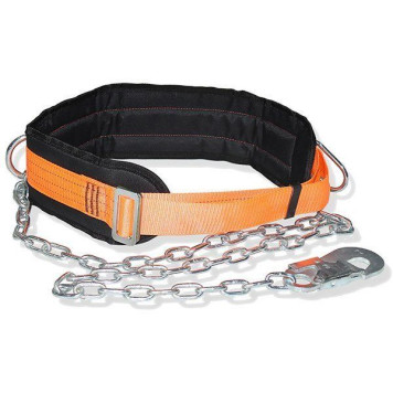 Пояс страхувальний безлямковий ПБ-1 (строп - ланцюг малий карабін) (артикул: 000071189)-0