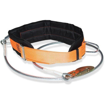 Пояс страховочный безлямочный ПБ-4 (строп - трос малый карабин) (артикул: 000071192)-0