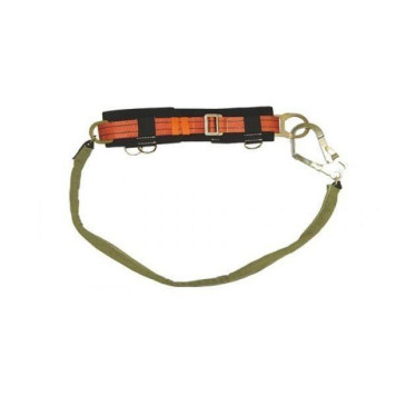Пояс страховочный безлямочный ПБ + К55 (строп-цепь большой карабин) (артикул: 000071195)-0