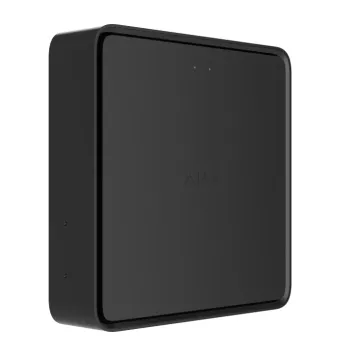 Бездротовий адресний ретранслятор радіосигналу для пожежної сигналізації Ajax EN54 Fire ReX Jeweller Black (135976.358.BL1)-1