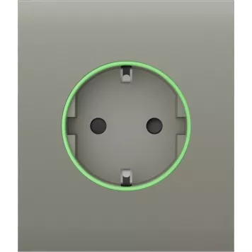 Центральна панель для вбудованої розетки Ajax СenterCover (smart) Olive (59970.162.OL)-0