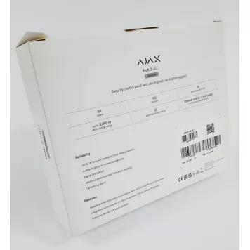 (Уценка) Интеллектуальная централь Ajax Hub 2 (4G) Black-1