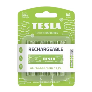 Акумулятор Tesla AA GREEN+ 4шт Tesla 10662-0