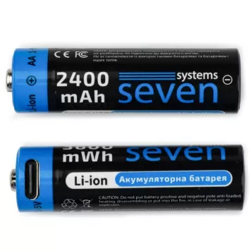 Акумулятор SEVEN AA 1.5V Li-ion 4 шт (SEVENAA1.5VLi-ion4)-4