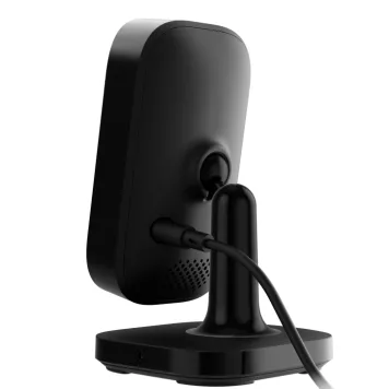 Wi-Fi камера видеонаблюдения с ИК датчиком движения и встроенным ШИ Ajax IndoorCam Black (111567.303.BL1)-7