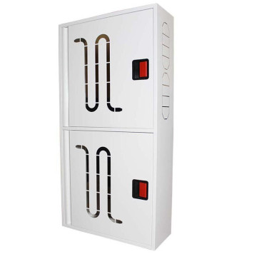 Шафа пожежна ШП 60/120 У-С Біла, (навісна, із задньою стінкою, 600х1200х230мм) (артикул: 000043409)-0