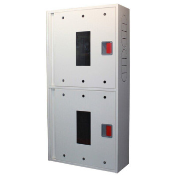 Шафа пожежна ШП 60/120 У-С Біла, (навісна, із задньою стінкою, 600х1200х230мм) (артикул: 000043409)-1