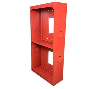 Шкаф пожарный ШП 60/120 У Красный (навесной, без задней стенки, 600х1200х230мм) (артикул: 000043404)-4