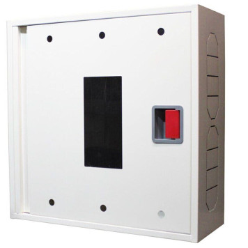 Шафа пожежна ШП 60/60 У-С Біла, (навісна, із задньою стінкою, 600х600х230мм) (артикул: 000043385)-1
