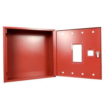 Шафа пожежна ШП 60/60 У-С Червона, (навісна, із задньою стінкою, 600х600х230мм) (артикул: 000043384) Шафа пожежна ШП 60/60 У-С Червона, (навісна, із задньою стінкою, 600х600х230мм) (артикул: 000043384)-2