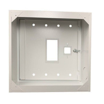 Шкаф пожарный ШП 60/60 У Белый (навесной, без задней стенки, 600х600х230мм) (артикул: 000043381)-4