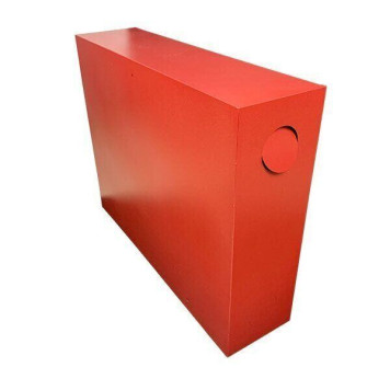 Шафа пожежна ШП 90/70 У-С Червона, (навісна, із задньою стінкою, 900х700х230мм) (артикул: 000043400)-4