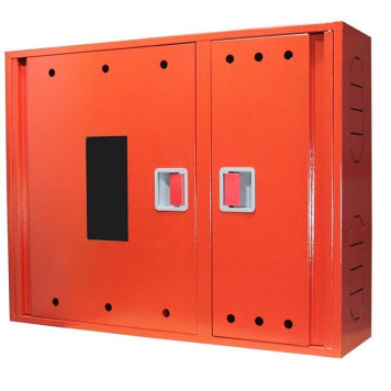Шафа пожежна ШП 90/70 У Червона, (навісна, без задньої стінки, 900х700х230мм) (артикул: 000043396) Шафа пожежна ШП 90/70 У Червона, (навісна, без задньої стінки, 900х700х230мм) (артикул: 000043396)-1