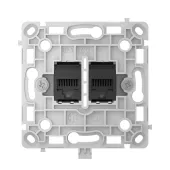 Механізм розетки Ajax OutletCore (LAN) Black (128846.165.BL)