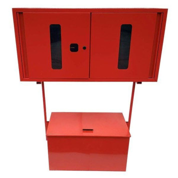 Стенд пожарный со щитом закрытого типа стационарный (без комплектации) (артикул: 000015985)-0