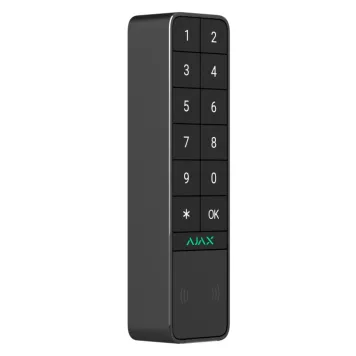 Беспроводная клавиатура Ajax KeyPad Outdoor Jeweller Black (99968.286.BL1)-1
