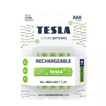 Акумулятор Tesla AAA GREEN+ 4шт Tesla 10664-0