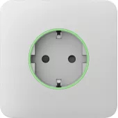 Передняя панель для встроенной розетки Ajax SoloCover (smart) White (72572.164.WH)