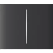 Центральна кнопка для двоклавішного вимикача Ajax CenterButton (2-gang) vertical Graphite (83445.140.GP)