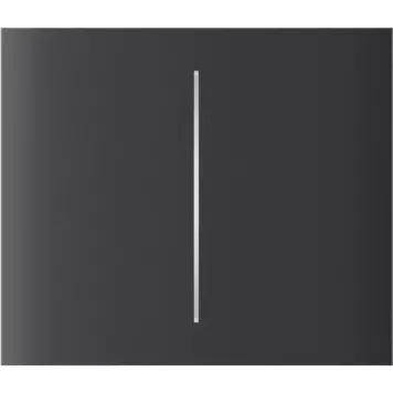 Центральна кнопка для двоклавішного вимикача Ajax CenterButton (2-gang) vertical Graphite (83445.140.GP)-0