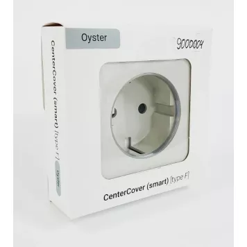(Уценка) Центральная панель для встроенной розетки Ajax СenterCover (smart) Oyster-0