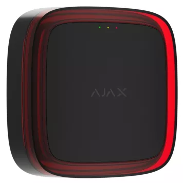 Беспроводной адресный пожарный оповещатель светозвуковой Ajax EN54 FireProtect (Sounder/VAD) Jeweller Черный (118600.279.BL1)-1