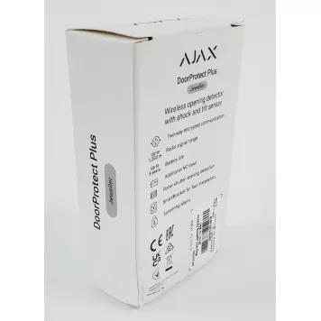 (Уценка) Датчик открывания дверей/окна с сенсором удара и наклона Ajax DoorProtect Plus White-1