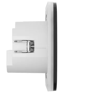 Розумна вбудована розетка з функцією моніторингу споживання електроенергії Ajax Outlet [type F] Jeweller Black-5