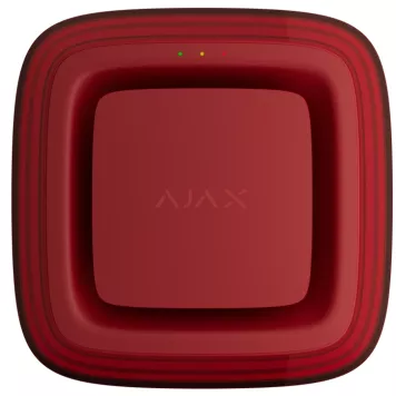 Беспроводной адресный пожарный оповещатель светозвуковой Ajax EN54 FireProtect (Sounder/VAD) Jeweller Red (118601.279.RD1)-0