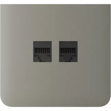 Бічна панель для вбудованої інтернет-розетки Ajax SideCover (LAN) vertical Olive (126226.319.OL)-1