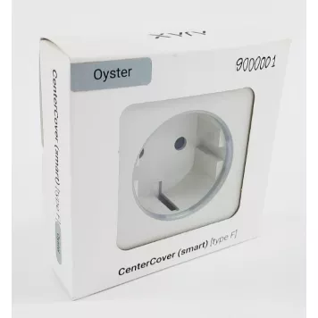 (Уценка) Центральная панель для встроенной розетки Ajax СenterCover (smart) Oyster-0