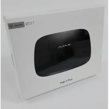 (Уценка) Интеллектуальная централь Ajax Hub 2 Plus Black-0