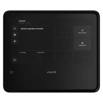 Монтажний бокс для підведення живлення до ППКП Ajax GlandBox Black (125718.314.BL)-6