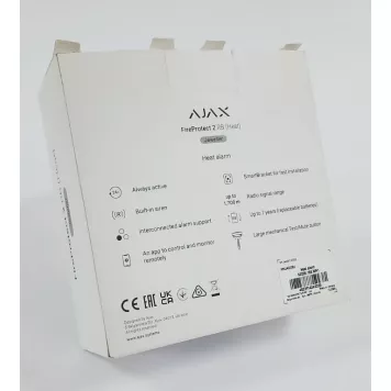 (Уценка) Беспроводной датчик температуры Ajax FireProtect 2 RB (Heat) White-1
