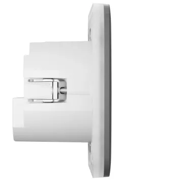 Розумна вбудована розетка з функцією моніторингу споживання електроенергії Ajax Outlet [type F] Jeweller Grey-5