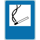 Знак Место курения 250х300 пластик ПВХ (артикул: 000019210)