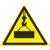Знак Осторожно ! Работает кран 150мм пластик ПВХ (артикул: 000019128)