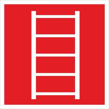 Знак Пожарная лестница 150х150 с-к пленка (артикул: 000018955)-0